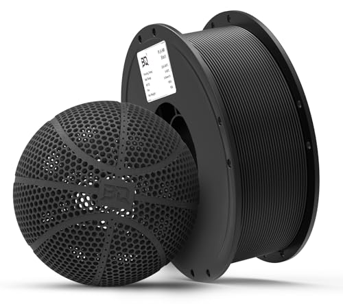 BIQU PLA-HR Flexible 3D Printer Filament Specifically for Printing Airless Basketballs, 1.75mm 1KG Spool (2.2lbs), Flexi