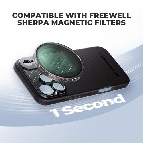 Image of Freewell Pro Filmmaker Case for iPhone 17 Pro Max with 17mm Lens Mount, Magnetic Filter System, Black - 360Global.in