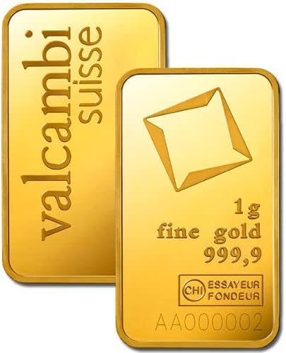 Tech-Shop-Pro | Valcambi 24k Gold Bar .9999 Pure in A Profesional Coin Display | Autenticity warranty