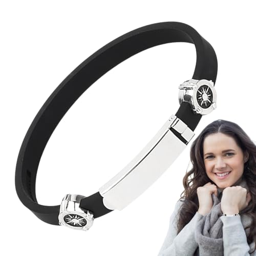 Generisch Anti-Schock-Armband, Armband gegen statische Elektrizität - Silikon-Balance-Armbänder,Verstellbarer Statik-Schock-Eliminator, Gesundheitsarmband, Sportarmreif für trockene Jahreszeiten