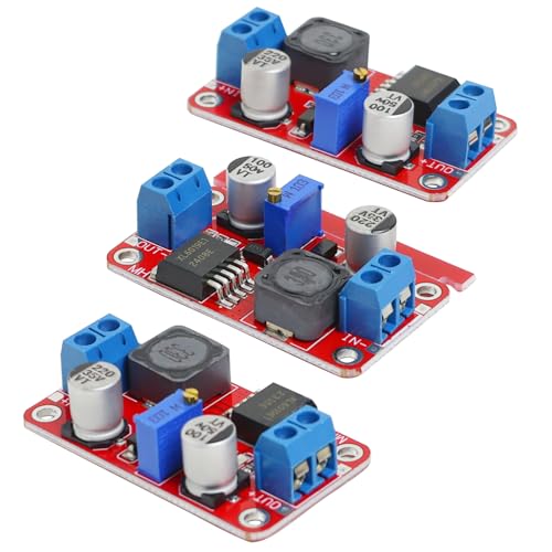 3 Piezas Módulo Step-Up Convertidor de Voltaje Ajustable DC
