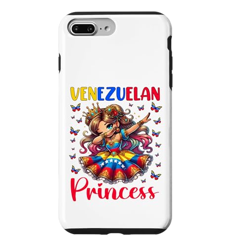 Venezuelan Princess Dab Girl �x�l�Y�G���̃v�����Z�X�_�u�E�K�[���������h���X�f�U�C���L �X�}�z�P�[�X iPhone 7 Plus/8 Plus �p