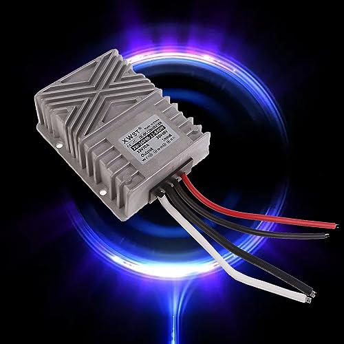 EXCBIOZ Heavy Duty Step Down Voltage Regulator Convert 48V/36V to 12V IP68 Waterproof Converter for Car Boats and Trucks 48V 36V to 12V Converter Vehicle Converter Car Converter Boat Converter Truck