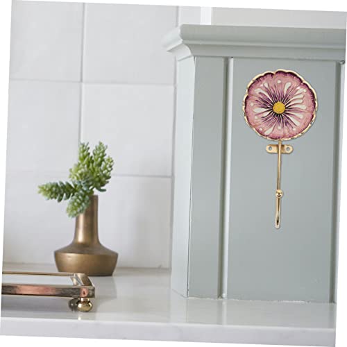 Crochet style antique décoratif forme fleur en alliage résistant