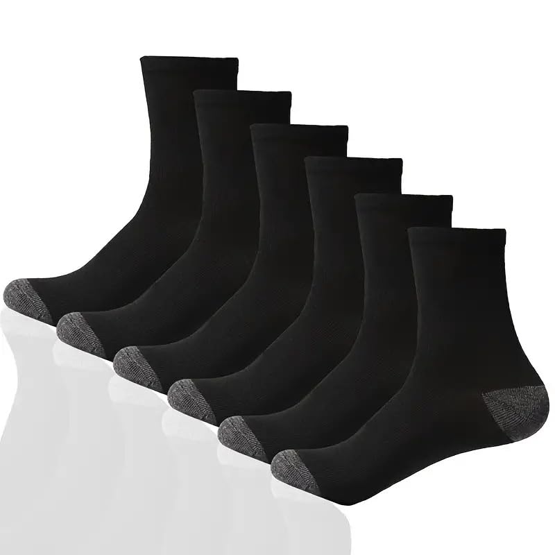 Mid Length Socks for Men, Breathable and Comfortable, Suitable for Casual Sports (10 Pairs)4