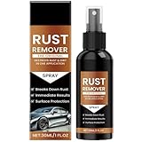 Rust Remover Spray,Multipurpose Rust Stain Remover Spray,Rust Remover Cleaner for Metal,Fast Acting Rust Remover Spray,Rust Remover for Wheel Cleaner,Car Rust Converter Spray,Effective Rust Remover