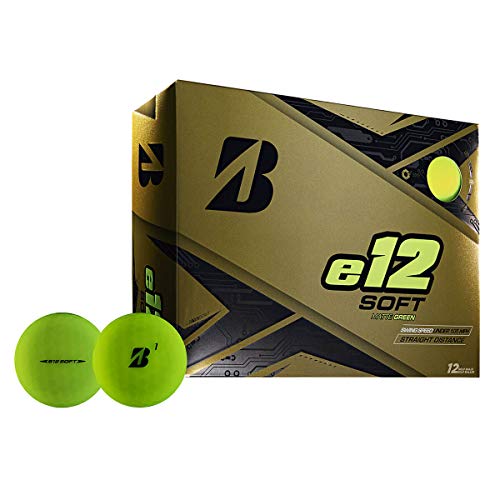 Bridgestone Golf e12 Soft Golf Balls, Green