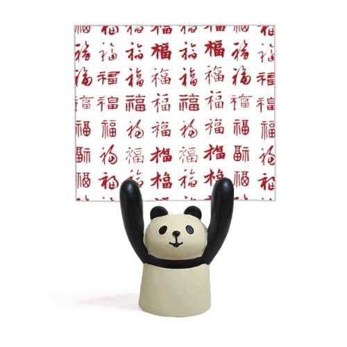 Porte-mémo panda patriotisme rouge de Chine haute finition