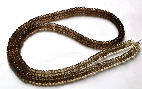 Quartz fumé perles facettées LKBEADS 4mm pour bijoux haute joaillerie