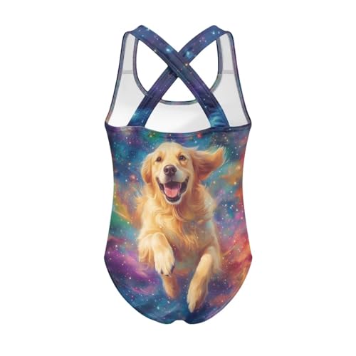 Image of One Piece Swimsuit Girls Cross-Back Bathing Suit 5-14Y Kids Swimwear Cute Swimsuits Sleeveless Bathing Suits