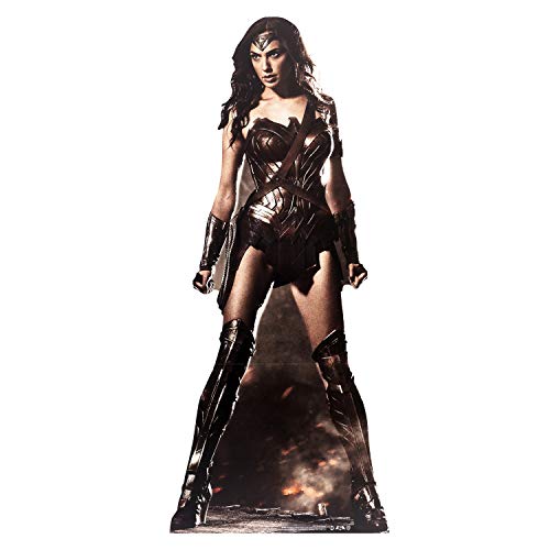 STAR CUTOUTS DC Comics Wonder Woman (Gal Gadot) Life Size Cardboard Cut Out, Multi Colour