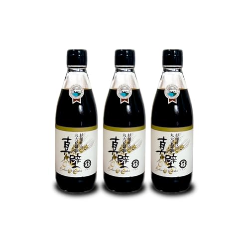 丸大豆醤油・真壁 (360ml × 3本) しょうゆ しょう油 調味料 きあげ醤油 木桶仕込み 老舗 桜川市 鈴木醸造 手作り 田舎 セット 無添加 国産 老舗 丸大豆 おためし お試し ミニ [EP010sa]