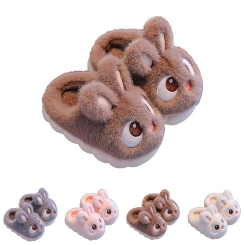 Baby Infant Plush Slippers Sole Foam Cute Bunny Ear House Shoes Toddler Indoor Warm Closed Toe Lightweight Slippers2