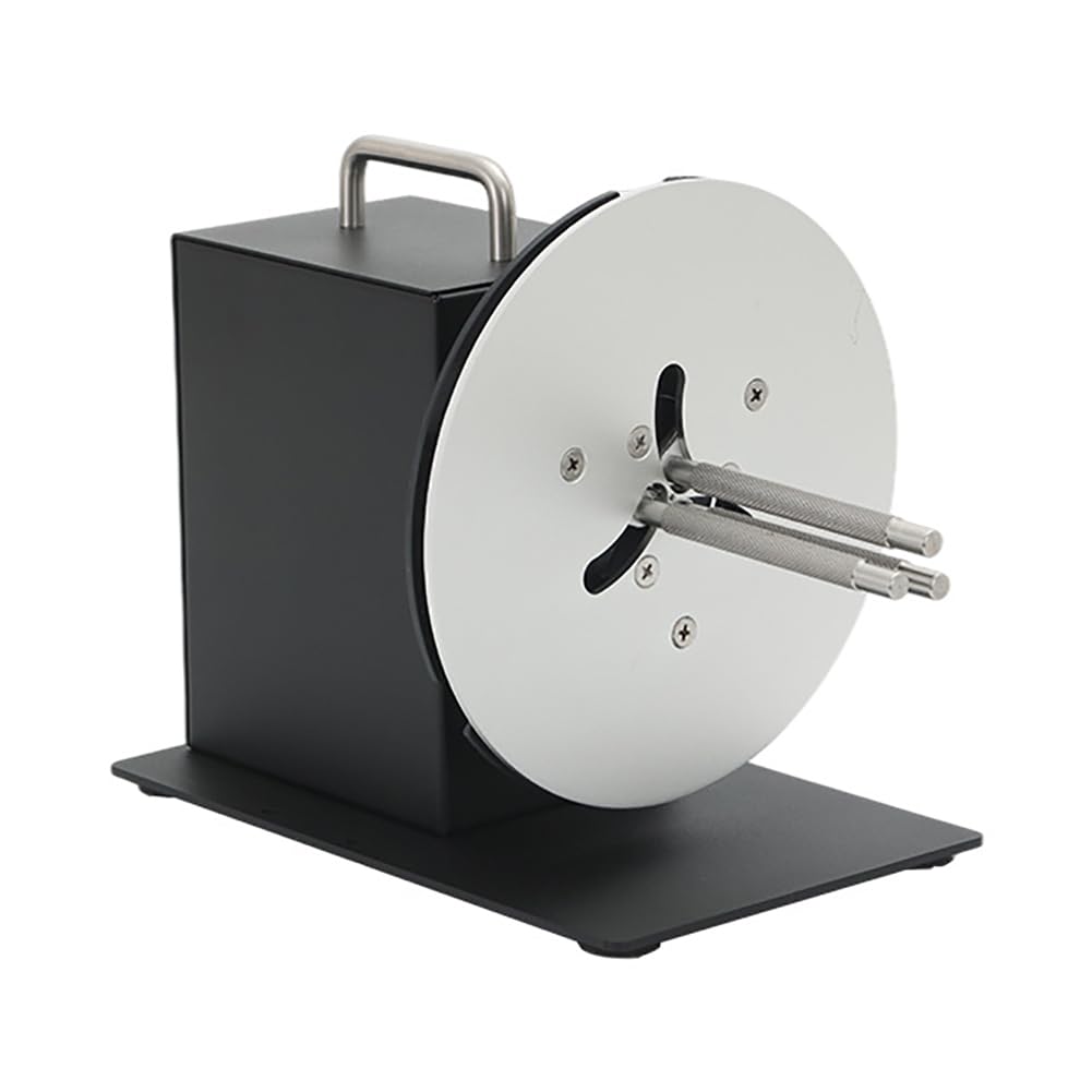 Macchina ribobinatrice di etichette per industrie logistiche, mediche ed elettroniche - Dimensione del nucleo regolabile, velocità 1-12 pollici/S, diametro di riavvolgimento 220 mm.
