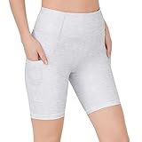 brezo para sombra Largo interior – los pantalones cortos de yoga de los Ojos para mujer cuentan con una costura interior de 8 pulgadas que ofrece cobertura de los pantalones cortos para correr cuando se mueve de una pose a otra y evita que los muslos se froten. Su textura suave te da la sensación de no llevar nada mientras entrenas o fluye a través del yoga.