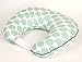Bacati Ikat Dots Muslin Fabric Hugster Nursing Pillow with Insert OR Nursing Pillow Cover Only (Nursing Pillow with Insert, Mint)