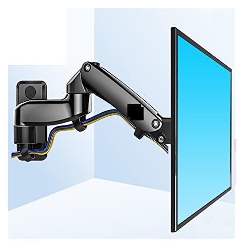 Soporte de monitor para teletrabajo y oficina JEQGDLUI F150 de aluminio plateado 2