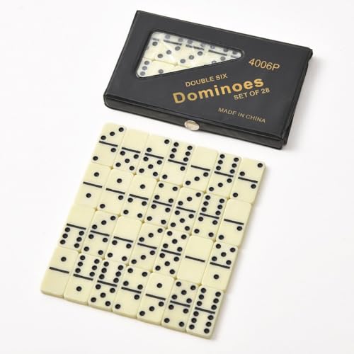 Juego de Domino clásico 28 piezas con estuche portátil miniatura 7