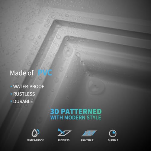 Image of Art3d Drop Ceiling Tiles, 24x48in. White (12-Pack), Polyvinyl Chloride (PVC), Glue Down