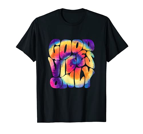 T-shirt Good Vibes Positive Vibes only T-Shirt Maglietta