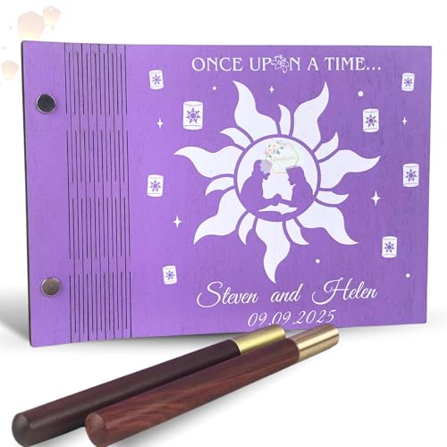 Personalized Wooden Fairytale Guestbook