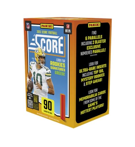 2025 Panini Score Football Hobby Blaster Box 6 Packs Per Box 15 Cards Per Pack