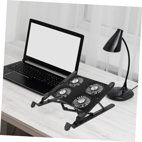 KICHOUSE base ajustable para laptop con ventilador USB miniatura 6