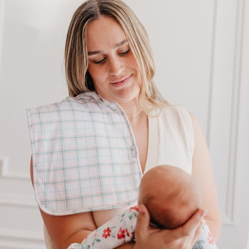 Image of Copper Pearl Premium Baby Burp Cloths - 3-Pack Large Cotton Burp Cloths, Extra Soft Spit Up Rags with 3 Absorbent Layers, Perfect for Baby Boy and Baby Girl Gifts (21 inch x 10 inch Size, Juliet Set)
