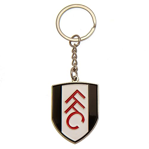Porte-clés Fulham FC multicolore de 45mm x 40mm pour les fans de football