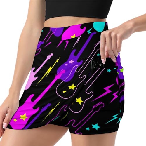 Jupe short de golf et running pour femme active adepte de fitness et de tennis