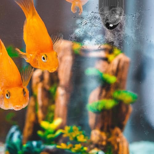 Image of Mipcase Aquarium Wave Maker Pump Head Double-Headed Surf Pump with 360 Automatic Rotation 3 Pack Wave Making Heads for Fish Tank Circulation No Electricity Needed Includes 12 Connector Sets