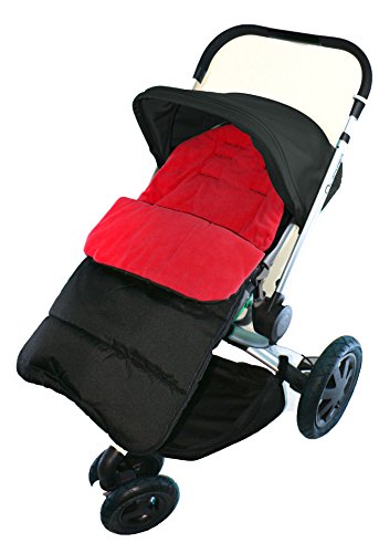 Chancelière/Cosy orteils Compatible avec Quinny Moodd Poussette Rouge feu
