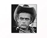 Berger Designs - Moderne Wandbilder Legenden auf Leinwand und Holzkeilrahmen - Beste Qualität, handgefertigt in Deutschland! (James Dean 40x50 cm)