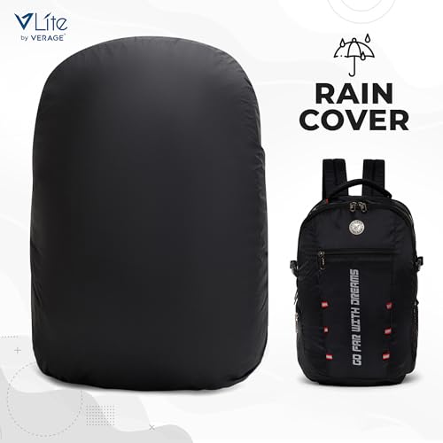 Image of ACEPACK Gallivant 25.91 Liters Water Repellant 17.32 inch Laptop Backpack With Rain Cover For Casual, Outdoor, Office Or Daily Use (Black)