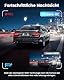 Dashcam Auto 4K+1080P SIGRILL Dashcam Auto Vorne Hinten, WiFi Dash Cam APP Steuerung, kostenlose 64-GB-Karte, Ultra Nachtsicht Daschcam, 24H Parkmodus, G-Sensor, Loop-Aufnahme, Max 256GB