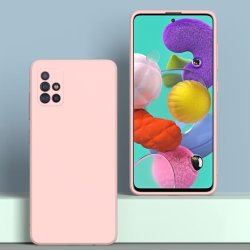 Image of for Samsung Galaxy A51 4G Case Pink, Scratch Resistant with Soft Touch, Slim Thin Phone Cover for Samsung Galaxy A51 4G