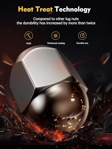 Image of MIKKUPPA 20PCS M12x1.25 Lug Nuts - 3 /4 inch Hex Chrome OEM Factory Style Acorn Conical Seat Dome Top 0.95 inch Tall Lug Nuts Replacement for Subaru Crosstrek Forester Impreza Legacy Outback