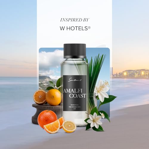 Scentiment Diffuser Oil - Amalfi Coast | Aromatherapy Fragrance | Inspired by W Hotels® | Notes of Bergamot, Lemongrass, Jasmine, Lily, Magnolia & Koa Wood (20 mL)