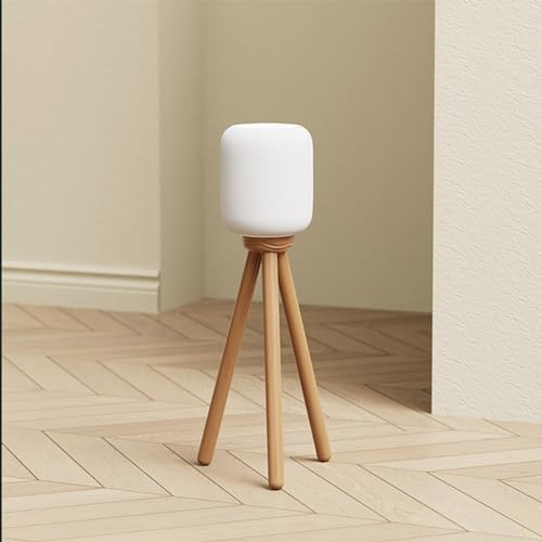 KKP Wooden Speaker Stands for Homepod 2, Real Wood Floor Holder Tripod