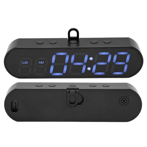 Gym Timer, Portable Gym Timer Multifunctional 1000mAh USB Fitness Sports Interval Workout Timer Alarm Clock Workout Timer for Home Garage Gym School