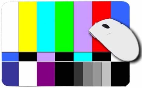 TV Color Bars Mouse Pad