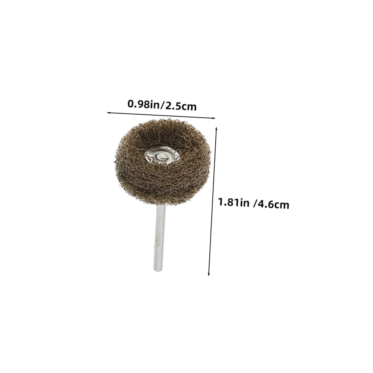 Gatuida Kit Di 4 Ruote Lucidanti Per Trapano Versatile Lucidatura Lucidatura Tampone Abrasivo Materiale in Acciaio Strumento Lucidatore Per Ruote in Metallo 20 Pezzi*4