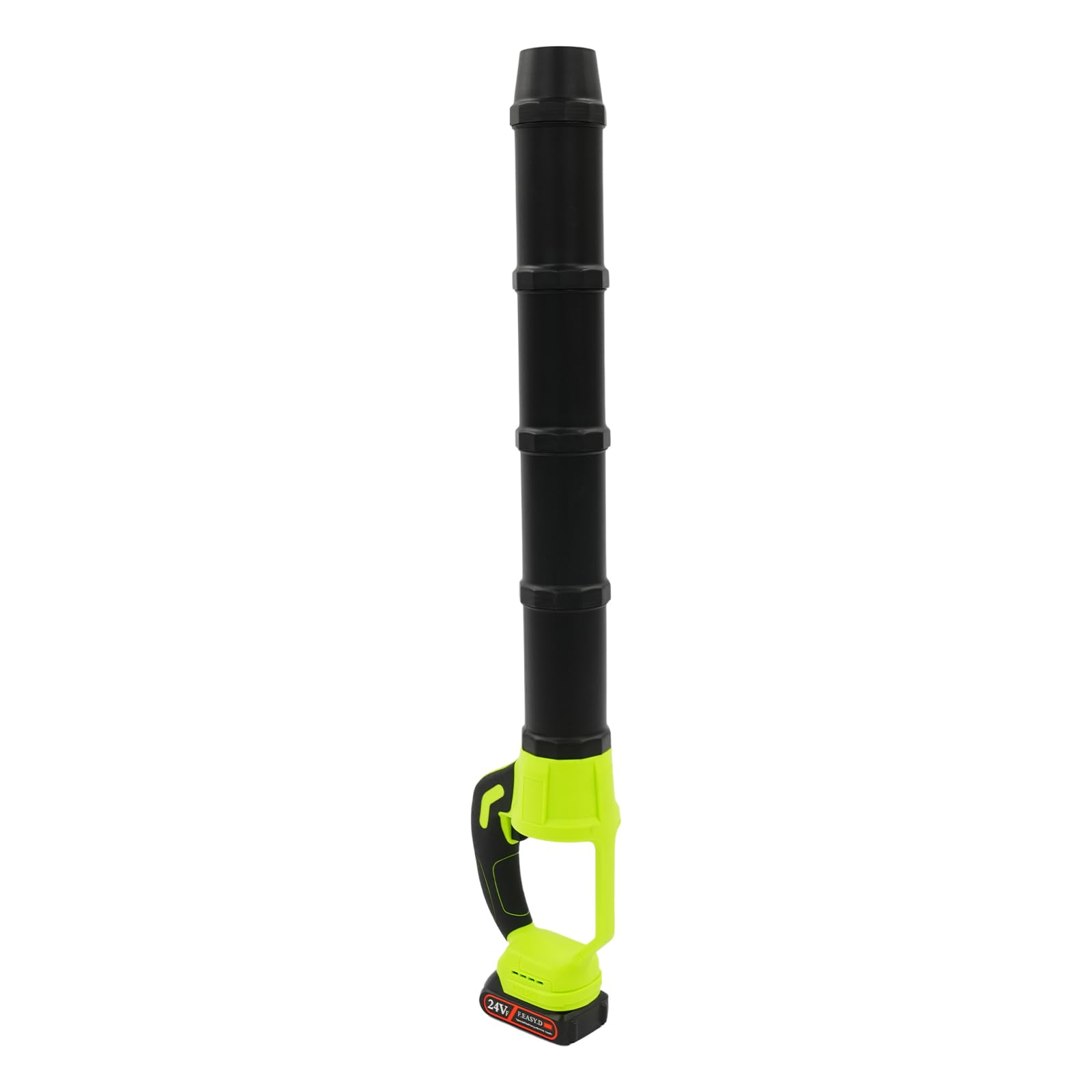 Soffiatore per foglie a batteria, 500 W, soffiatore elettrico a mano, può essere utilizzato per la pulizia di garage, terrazze, marciapiedi, verande (verde, nero)
