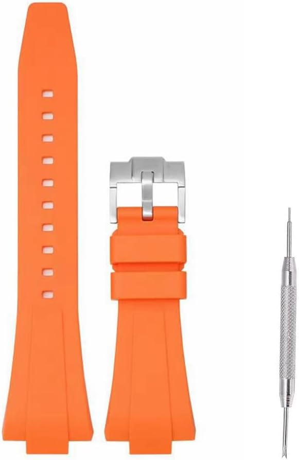 11mm/12mm Silicone Rubber Watch Band Strap Replacement for Tissot PRX Powermatic 80,35mm/ 40mm