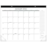 Upper Class 2018-2019 Academic Year Student Desk Pad Calendar, Standard, 21-3/4 x 17 (TL2417)