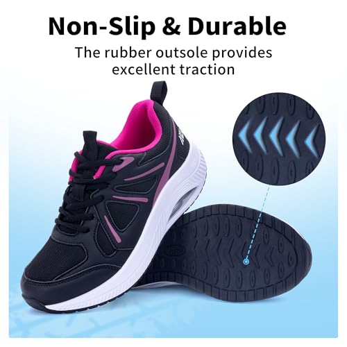 Image of AOV Women Arch Support Walking Shoes Orthotic Sneakers for Plantar Fasciitis Foot and Heel Pain Relief Tennis Shoes