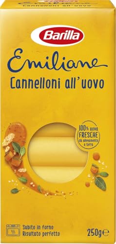 Barilla Pasta all' Uovo Le Emiliane Cannelloni, 250g (Packaging may vary)