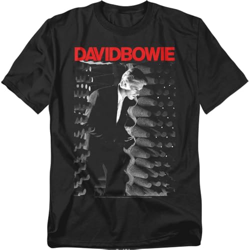 Popfunk David Bowie Station to Station Rock Album T-Shirt - XL Black