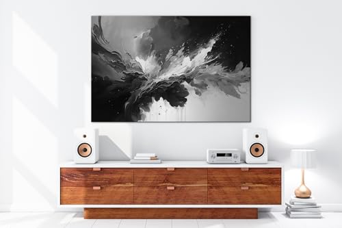 Effet noir et blanc XXL dynamique pour une décoration murale - 5