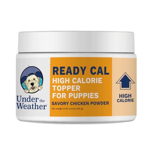 Image of Under The Weather Ready Cal High Calorie Powder for Puppies | Puppy Supplement & Weight Gainer | Appetite Support with Vitamins & Minerals | Veterinarian Formulated | Chicken Flavor